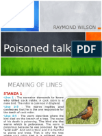 F3 Poem - Poisoned Talk