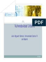 El Concepto de Vulnerabilidad Urbana. Julio Alguacil