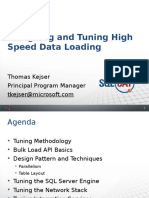 Designing and Tuning High Speed Data Loading - Thomas Kejser