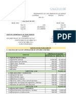 Actualizacion de Gastos Generales