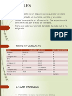 Variables Arduino