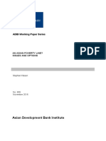 An Asian Poverty Line? Issues and Options