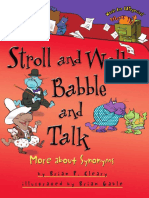 Stroll and Walk, Babble and Talk PDF