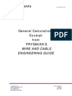 Wire and Cable Engineering Guide - General Calculations