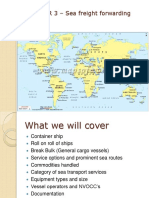 CHAPTER 3 - Sea Freight Forwarding