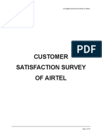 Customer Satisfaction Survey 