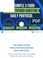 3 Food Thyroid Boosting Daily Protocol