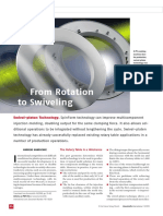 From Rotation To Swiveling: Injection Molding