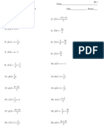 Inverse Functions Small Group 2 2017