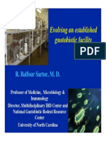 R. Balfour Sartor - Evolving An Established Gnotobiotic Facility