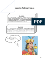 IV Bim - 1er. Año - H.P. - Guía 3 - Org. Política Incaica