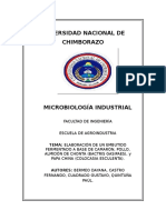 Elaboración de Un Embutido Fermentado Innovador A Través de Almidón de Chonta Bactris Gasipaes Papa China Colocasia Esculenta Camarón y Pollo.