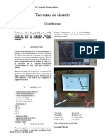 Informe 8 Teoremas de Circuito