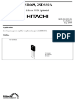 2SD669, 2SD669A: Silicon NPN Epitaxial