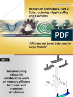 Reduction Techniques Substructuring