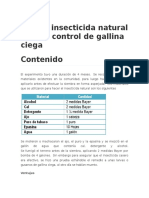 Insecticida Natural