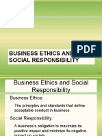 Business Ethics and Social Responsibility