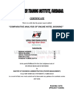 Comparative Analysis of Oyo & Ginger Grp-9 PDF