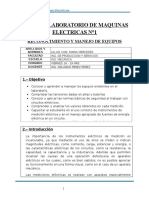 Informe de Maquinas Electricas