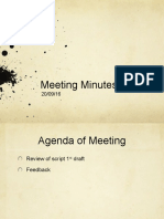 Meeting Minutes 20/09/16