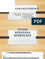 Tugas Rekayasa Hidrologi - Contoh Soal Evapotranspirasi Aktual Kelompok 8