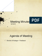 Meeting Minutes 18/10/16