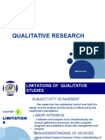 Qualitative Research: Company Logo