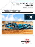 Powerscreen 1300 Maxtrak Tech Spec Rev 5-01-01-2013