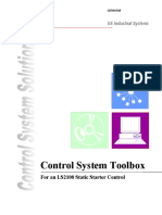 Geh 6415 Control System Toolbox For An LS2100 Static Starter Control