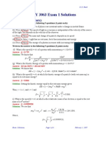 3063 Exam1 Solutions Sp07