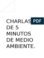 Charlas de 5 Minutos de Medio Ambiente