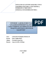 Informe Labo 6 Maquinas Electricas Informe Final