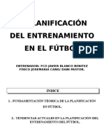 Planificacion Del Entrenamiento en El Futbol Guia Completa Dejavier Blanco Bentinez (Incluye Diseño Atr)