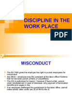 Discipline in The Work Place