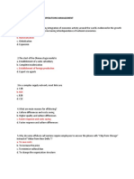 Om0001-Model Question Paper