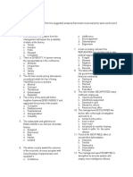 Practice Test I: Directions: Choose The One of The Five Suggested Answers That Means Most Nearly The Same As The Word