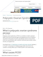 Polycystic Ovarian Syndrome - Causes, Symptoms & Diagnosis