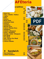 Our Specialities: Sandwich