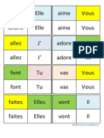 Jeu Domino de Le Conjugaison Present