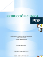 Instruccion Clinica y Charlas Educativas