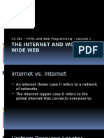 The Internet and World Wide Web