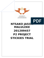 Ntsako Jason Maluleke 201209457 P2 Project Stickies Trial