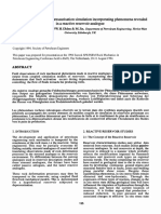 Results From Reservoir Depressurisation Simulation Incorporating Phenomena Revealed in A Reactive Reservoir Analogue P.W