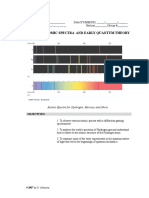 Unit 32: Atomic Spectra and Early Quantum Theory