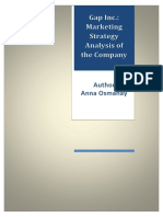 Gap Inc. Marketing Strategy Analysis of PDF