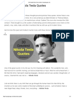 30 Greatest Nikola Tesla Quotes - SayingImages