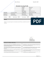 Genetic Test Form