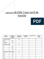 Calculo de ESAL S Por Carril de Transito