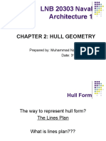 LNB 20303 Naval Architecture 1: Chapter 2: Hull Geometry