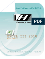 Folleto Excel III 2010 Digital